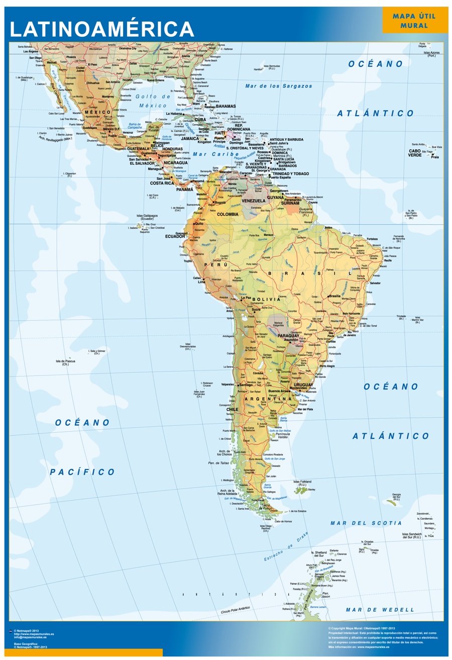 carte amérique latine