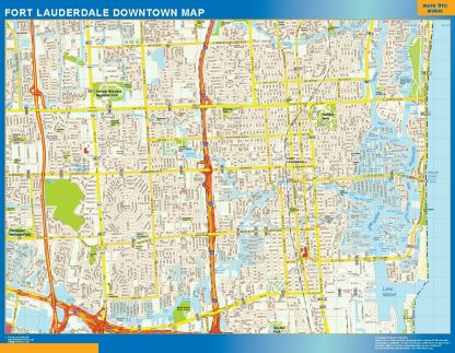 Carte Fort Lauderdale downtown