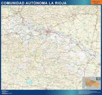 Carte La Rioja murale