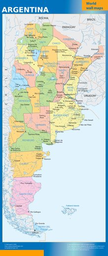 Carte murale Argentine