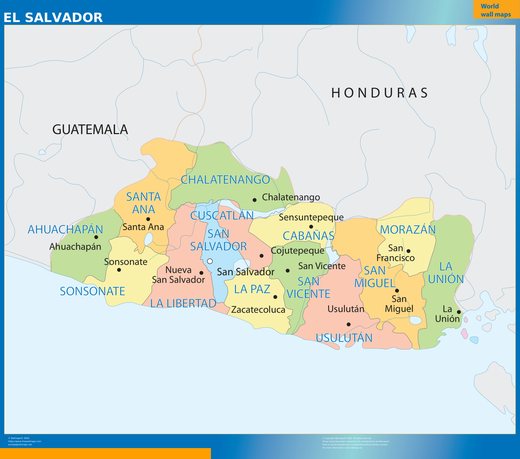 Carte murale Salvador